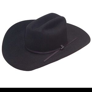This stylish hat features a 4 1/4" crown and brim. made in the USA.